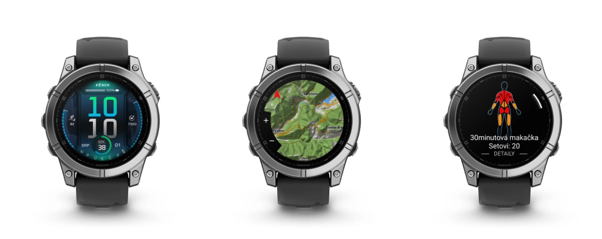 Garmin fēnix E – navigace a mapy