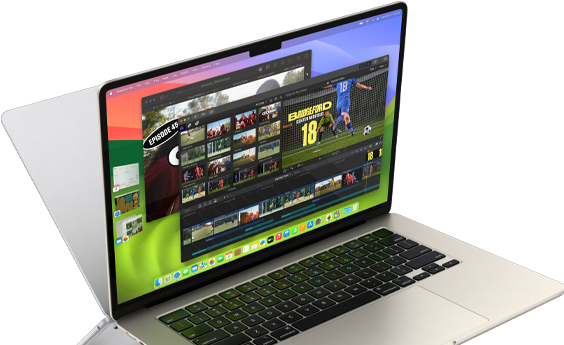 Apple MacBook Air M3 kamera a zvuk