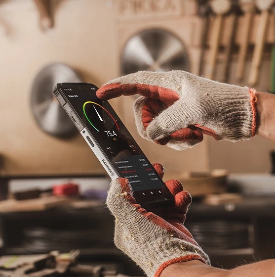 Odolný telefon HAMMER Construction 2 Thermal