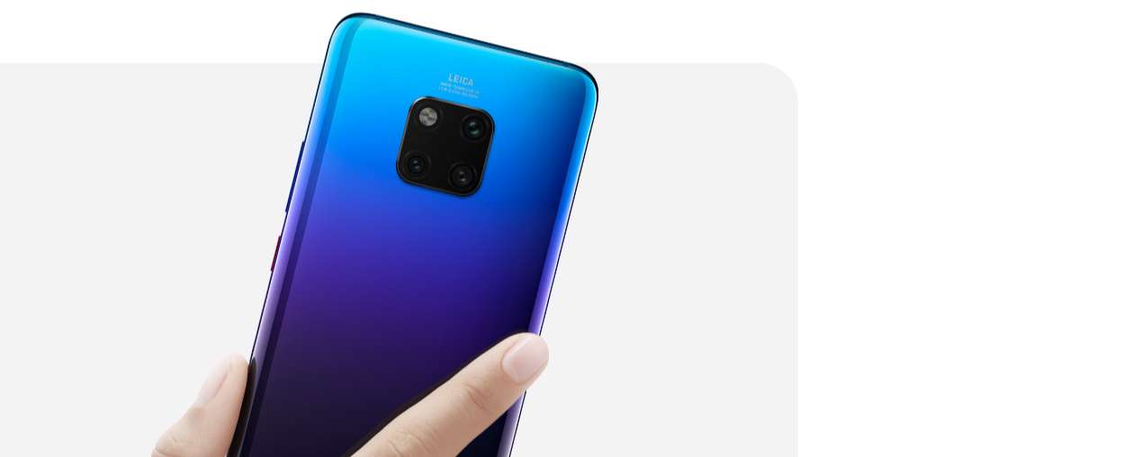 V jednoduchosti je krása, symetrický design Huawei Mate 20 Pro si zamilujete