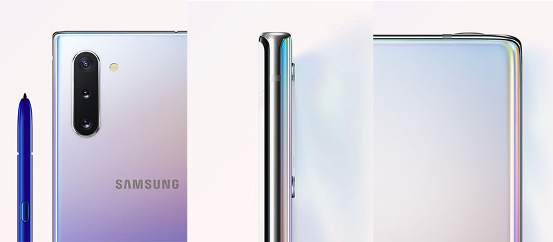 Vzdušný design a moderní pojetí smartphonu Galaxy Note 10