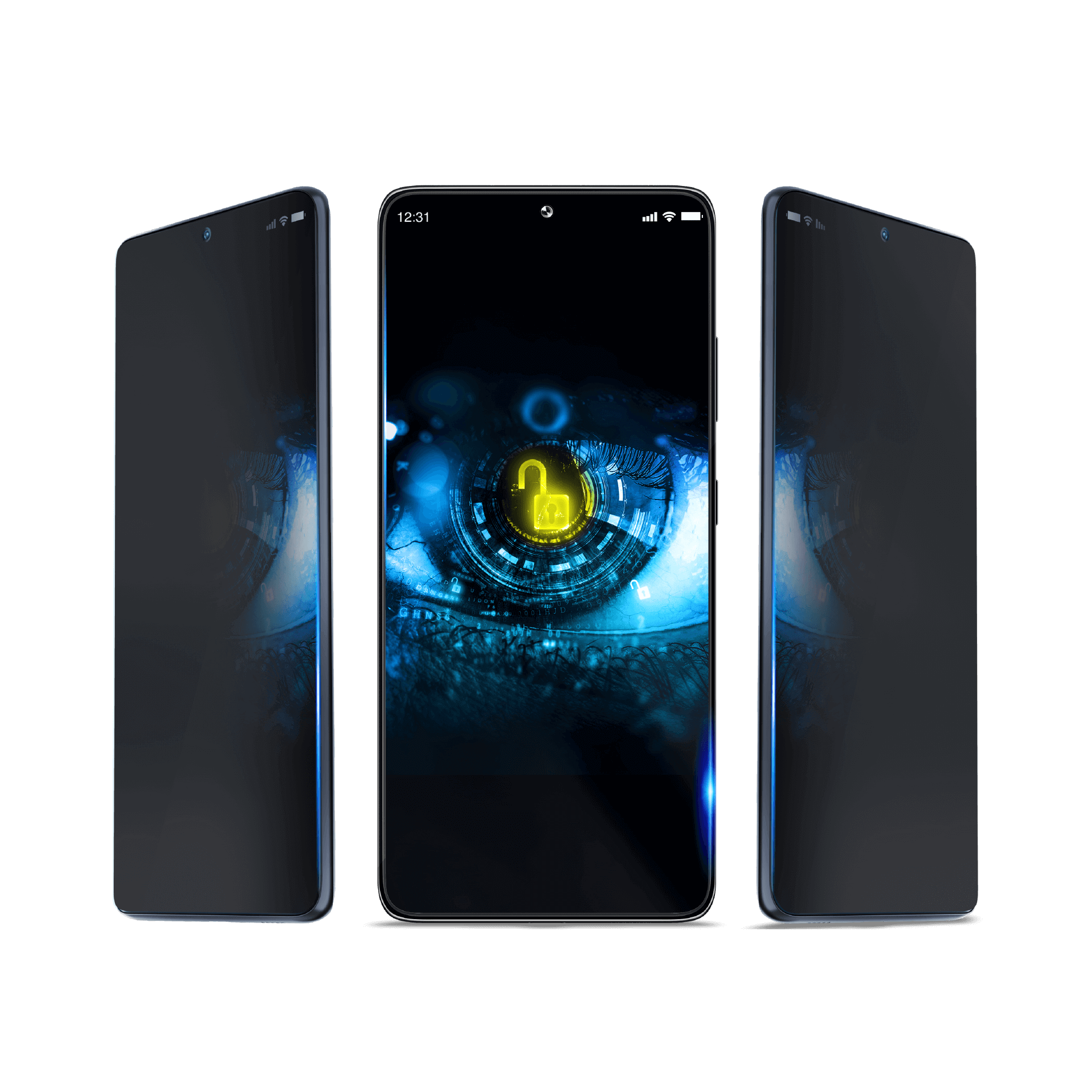 Ukázka efektu Privacy fólie