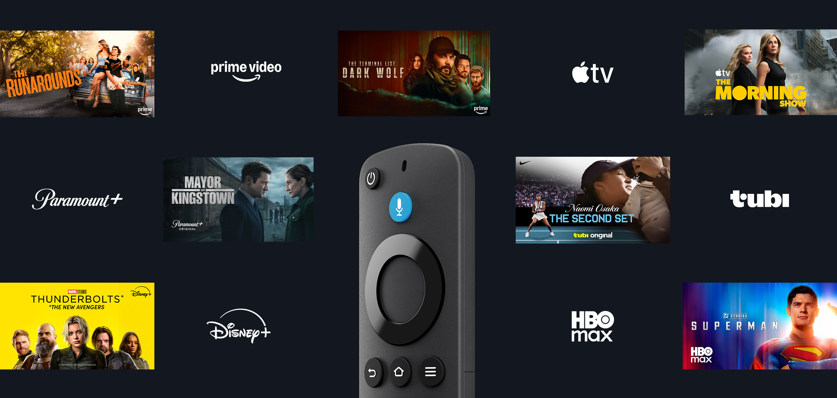 Amazon Fire TV Stick 4K podporuje oblíbené streamovací služby