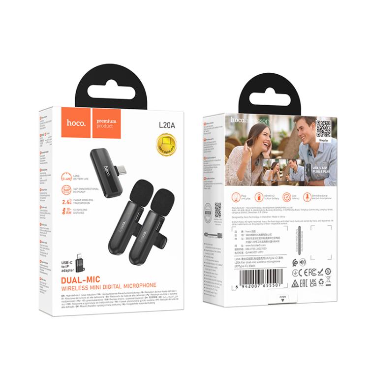 HOCO L20A mikrofon s přijímačem