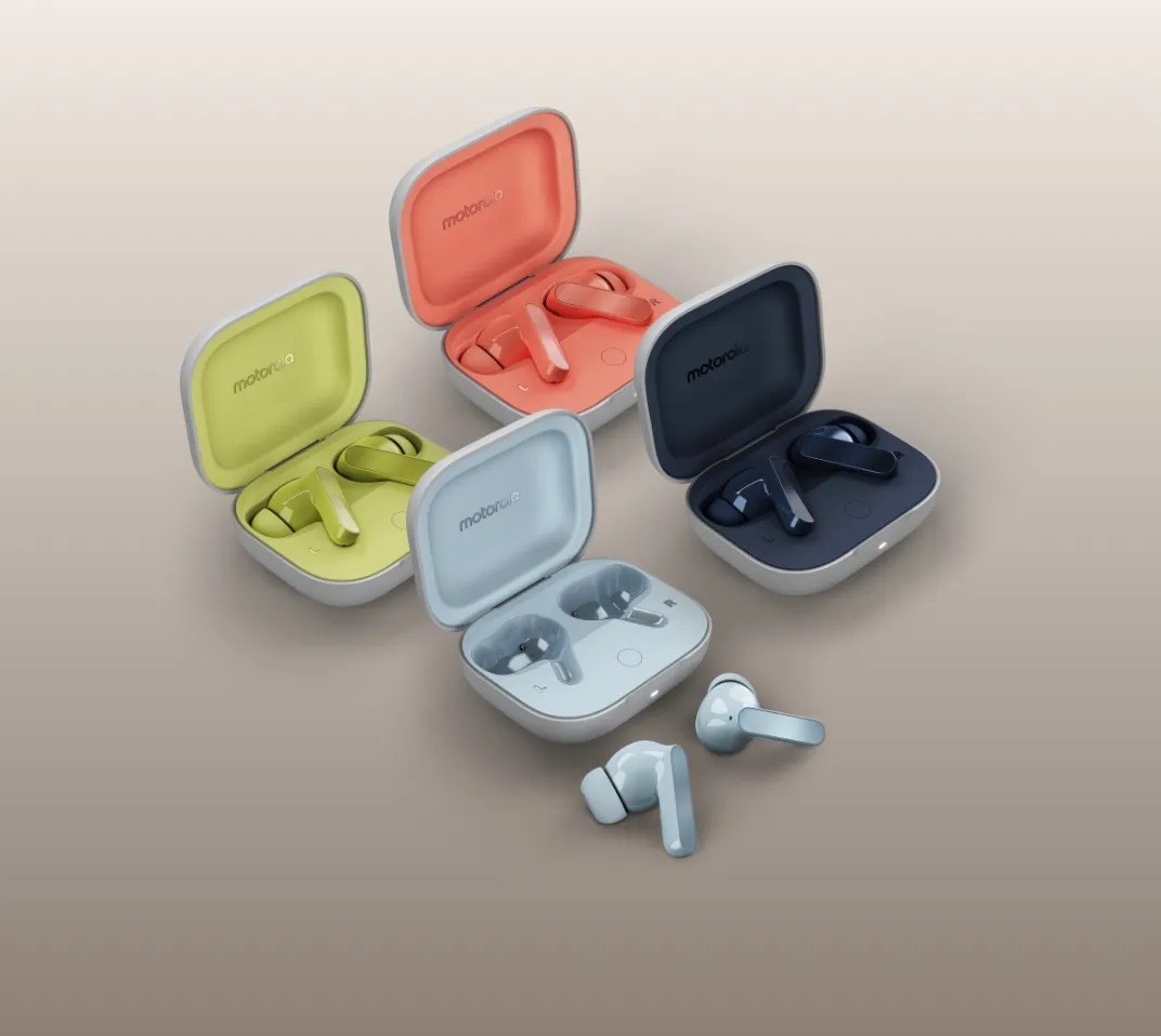 Moto Buds ve čtyřech barvách s ANC a dlouhou výdrží