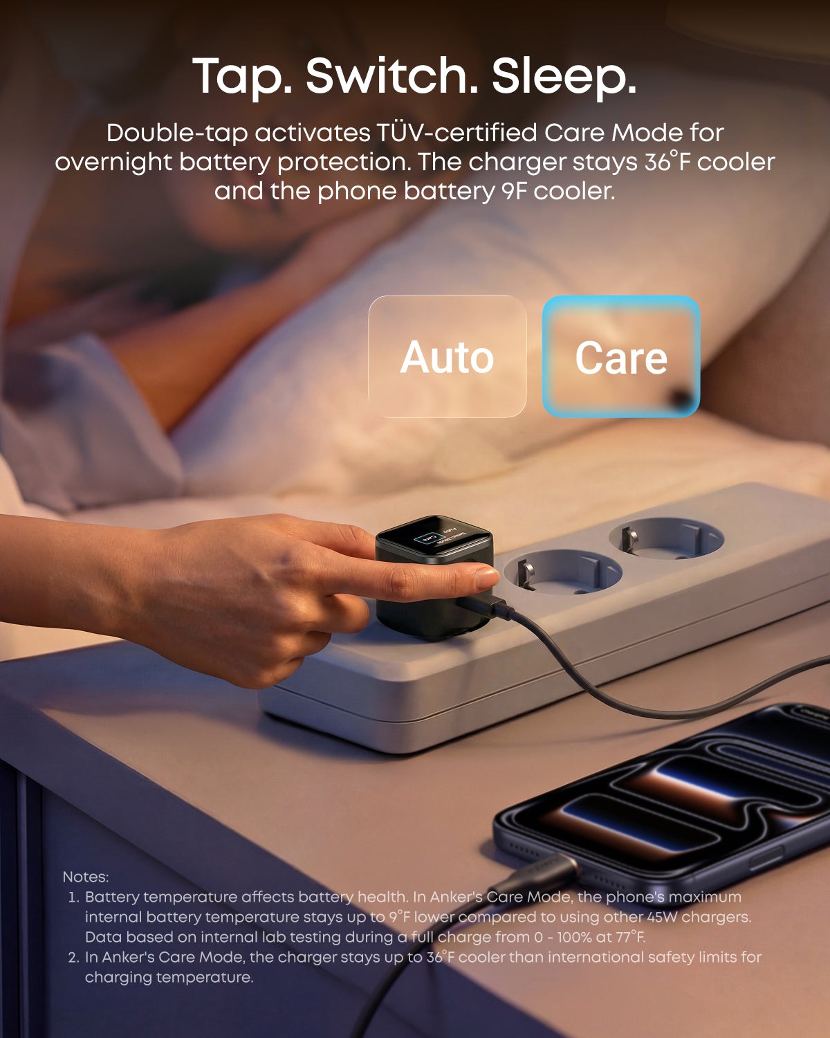 Anker Nano Charger 45W Care Mode ActiveShield 5.0