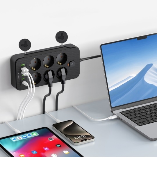 Tech-Protect PC3X6 prodlužovací kabel