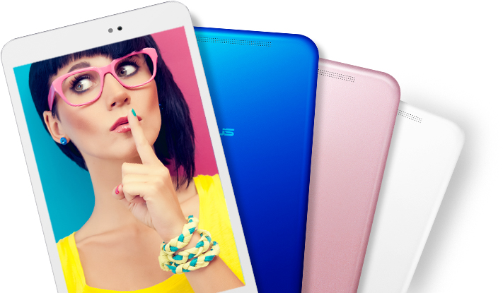 Kvalitní zpracování a různá barevná provedení tabletu Asus Memo Pad 8 ME581C