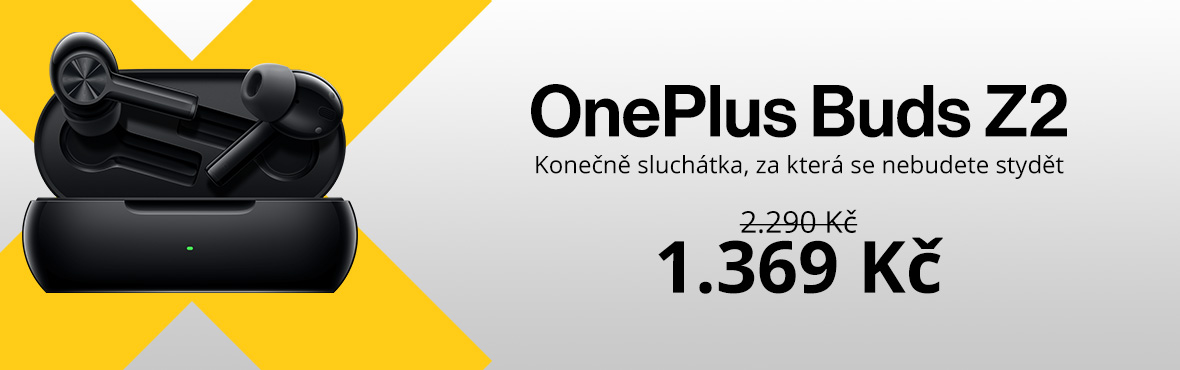 OnePlus Buds Z2 s Dolby Atmos a ANC nyní jen za 1.369 Kč