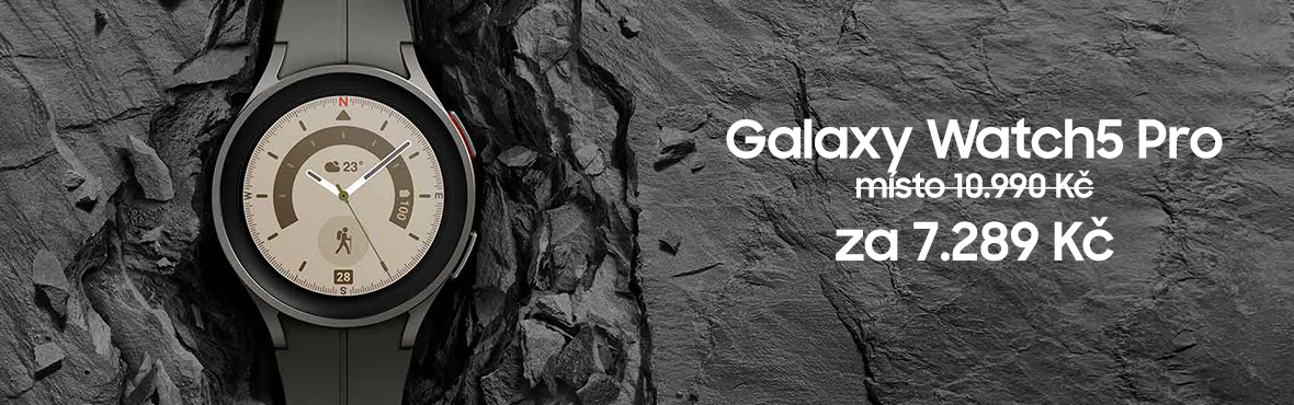 Galaxy Watch5 Pro nyní s masivní slevou jen za 7.290 Kč