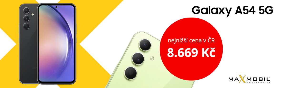Samsung Galaxy A54 za nejnižší cenu v ČR