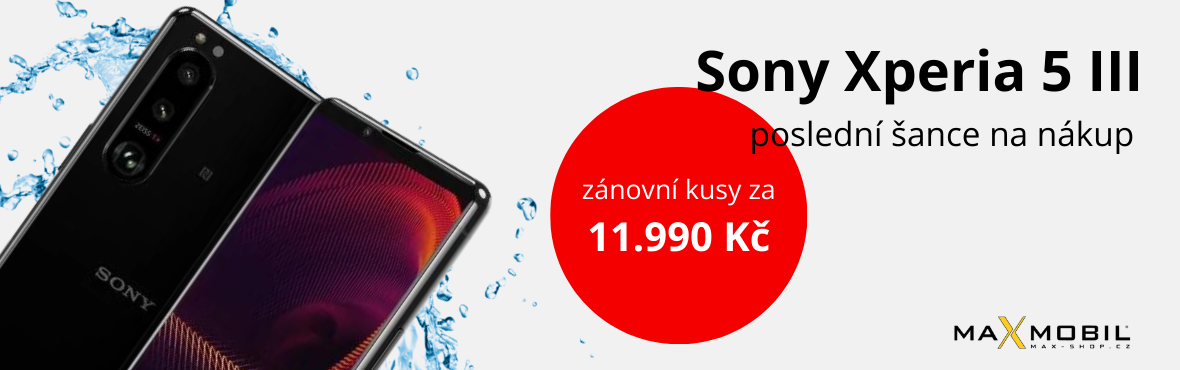 Poslední šance na nákup zánovních Xperii 5 III, berte dokud jsou