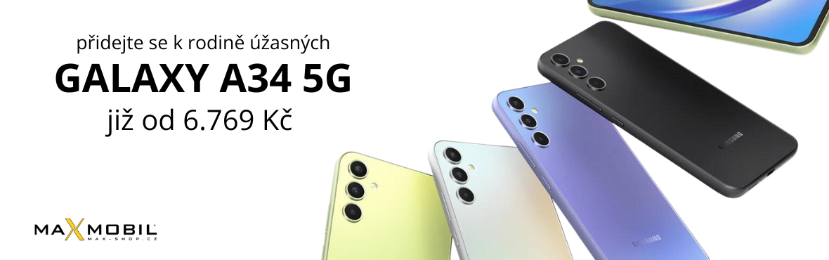 Levnější už nebude, Galaxy A34 jen za 6.769 Kč