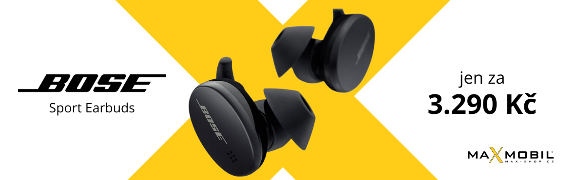 BOSE Sport Earbuds nyní v masivním výprodeji jen za 3.290 Kč