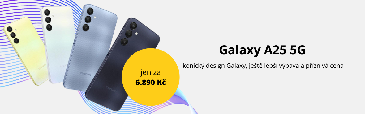 Galaxy A25 5G - moderní, svěží a za příznivou cenu