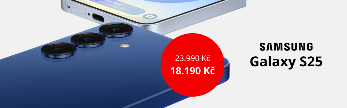 Galaxy S25 se slevou 5.000 Kč? Ano, máme!