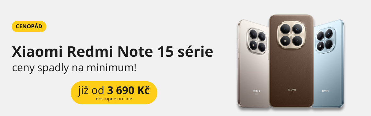 Chyť si svou slevu! Redmi Note 15 za nejnižší ceny