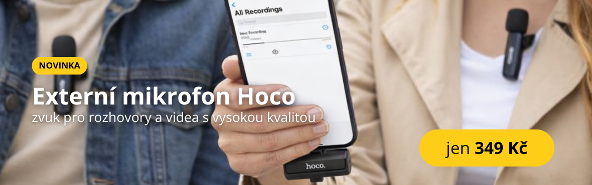 Chceš dělat videa s parádním zvukem? Mikrofony HOCO