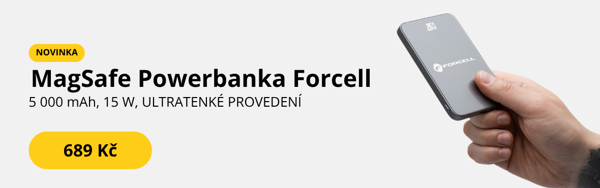 Tenká a skladná MagSafe powerbanka Forcell