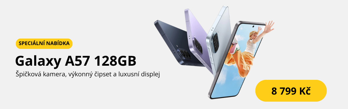 Galaxy A57 koupíte nejlevněji u nás