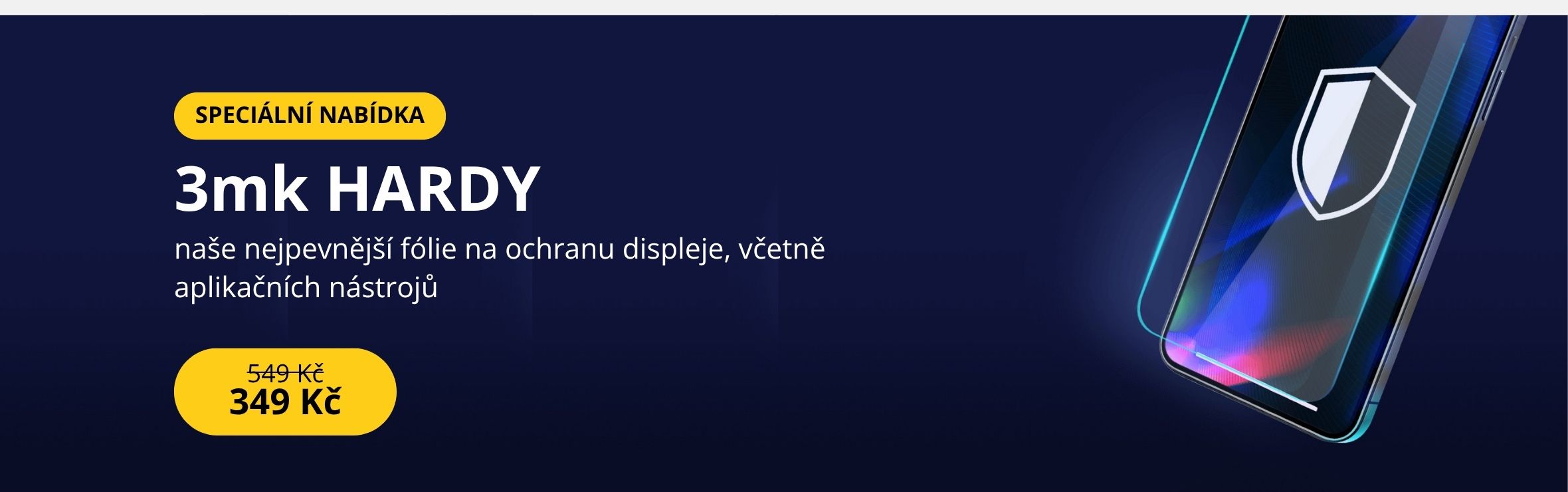 Nejkvalitnější fólie 3mk na ochranu displeje telefonu v akční nabídce