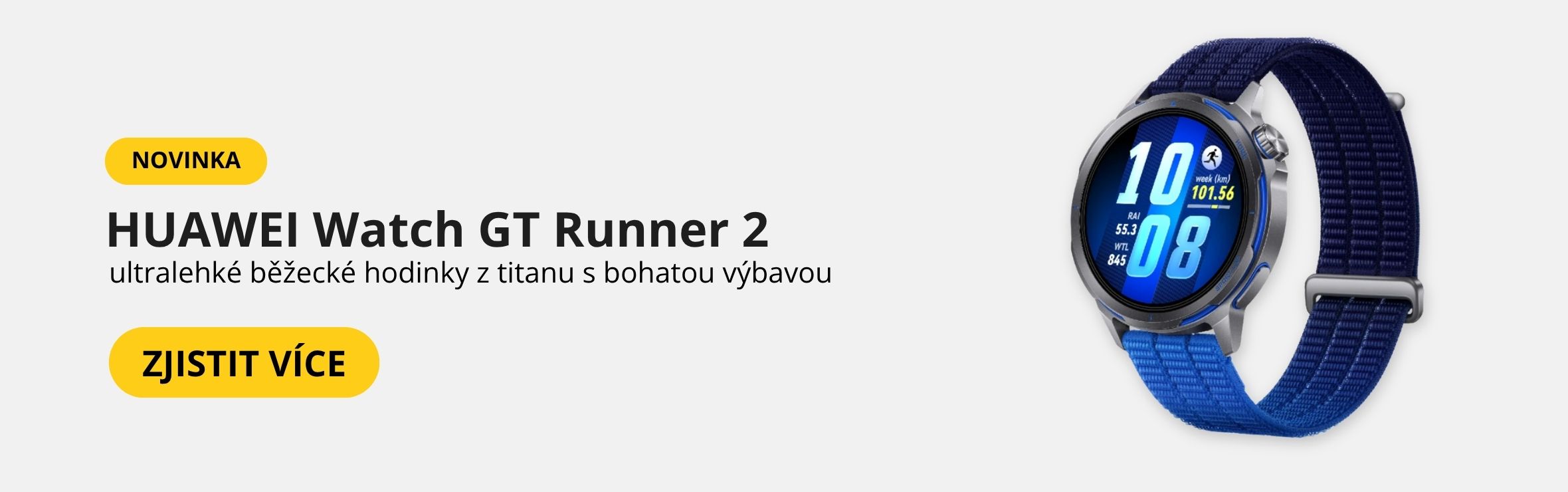 Titanové a nabušené moderními technologiemi Watch GT Runner 2