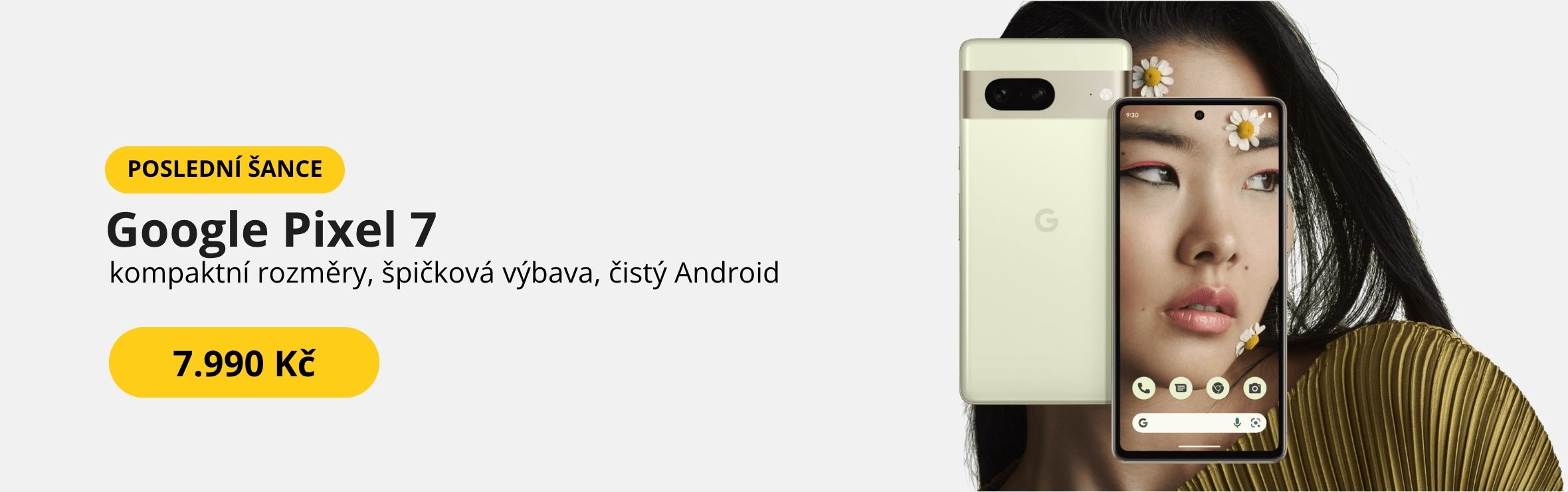 Kompaktní rozměry a skvělá výbava Pixel 7 
