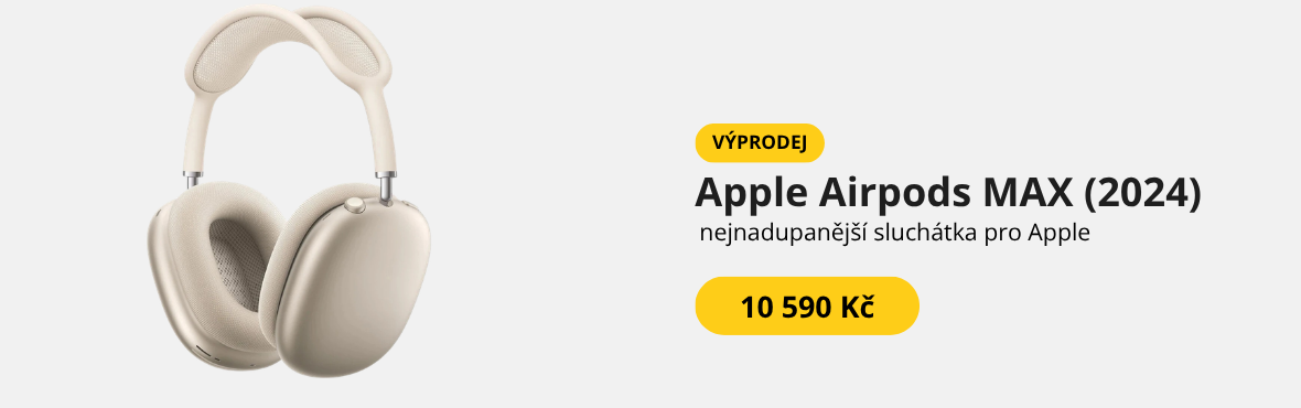 Stylový design a bomba zvuk? Airpods MAX (2024) on sale