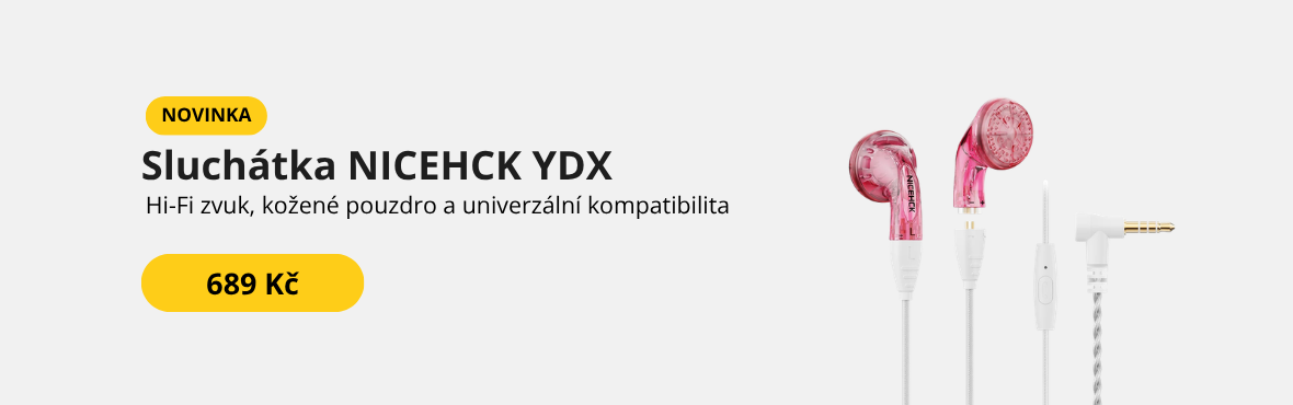 HiFi zvuk ze sluchátek za 689 Kč? Ano, tohle jsou NICEHCK