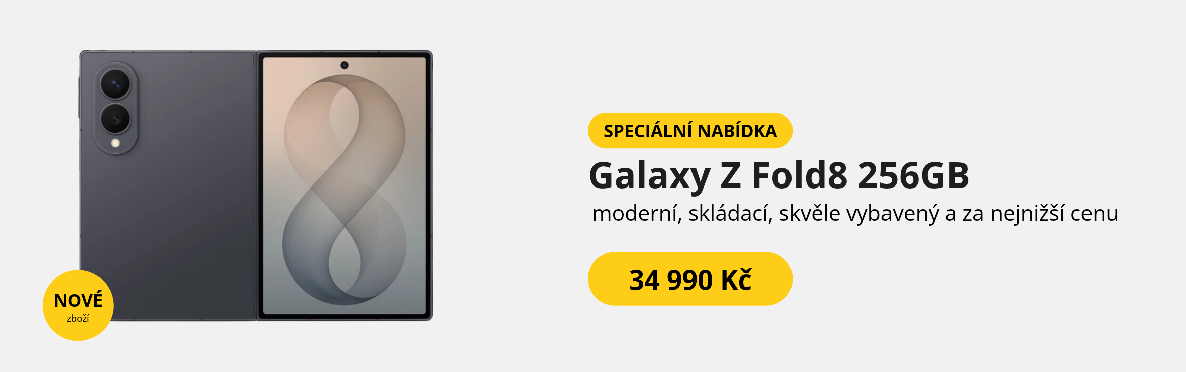 Nový Galaxy Z Fold8 za nejnižší cenu!