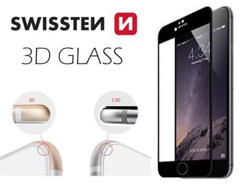 Swissten Tvrzené Sklo 3D H pro Apple iPhone 6/6S černé