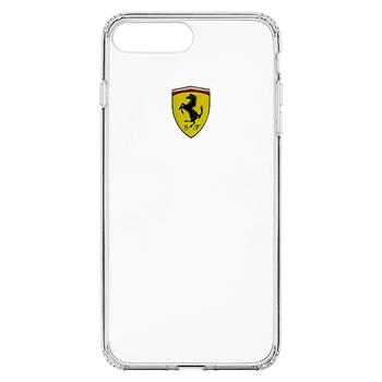Pouzdro Ferrari Racing TPU iPhone 7 Plus čiré