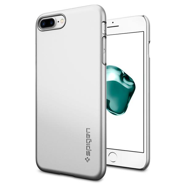 Pouzdro Spigen Thin Fit pro Apple iPhone 7 Plus Satin Silver