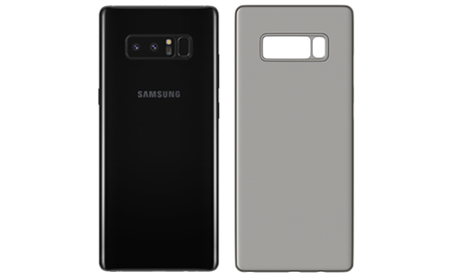 Ochranný kryt 3mk Natural Case pro Samsung Galaxy Note 8 poloprůhledný - tmavý