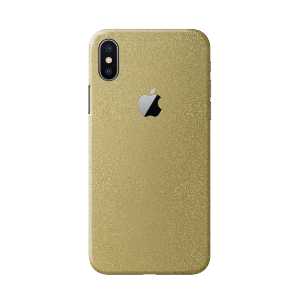 3mk Ferya ochranná fólie na záda pro Apple iPhone X lesklá zlatá