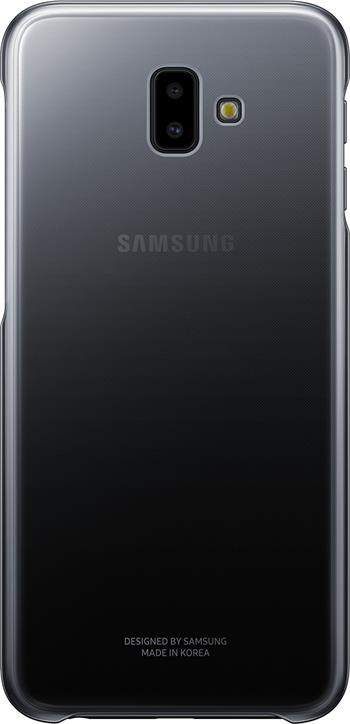 Pouzdro Samsung EF-AJ610CBE Gradation Clear pro Samsung J610F Galaxy J6+ Clear Black