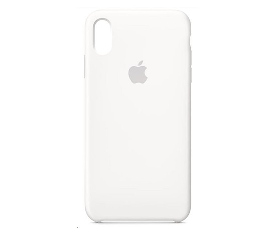 Pouzdro Apple Silicone Case pro Apple iPhone Xs MAX - MRWF2ZM/A White