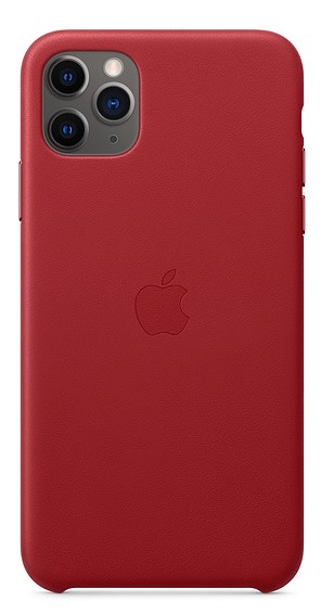 Pouzdro Apple (MX0F2ZM/A) Leather Case pro Apple iPhone 11 Pro Max Product RED