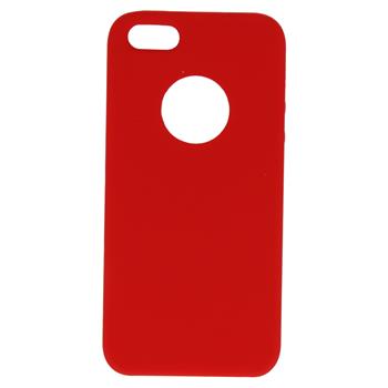 Pouzdro Swissten Liquid (s výřezem na logo) pro Apple iPhone 5/5S/SE červené