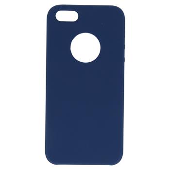 Pouzdro Swissten Liquid (s výřezem na logo) pro Apple iPhone 5/5S/SE tmavě modré