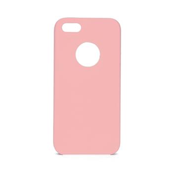 Pouzdro Swissten Liquid (s výřezem na logo) pro Apple iPhone 5/5S/SE růžové