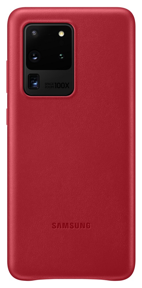 Pouzdro Samsung (EF-VG988RL) Leather Cover pro Samsung G988 Galaxy S20 Ultra červené