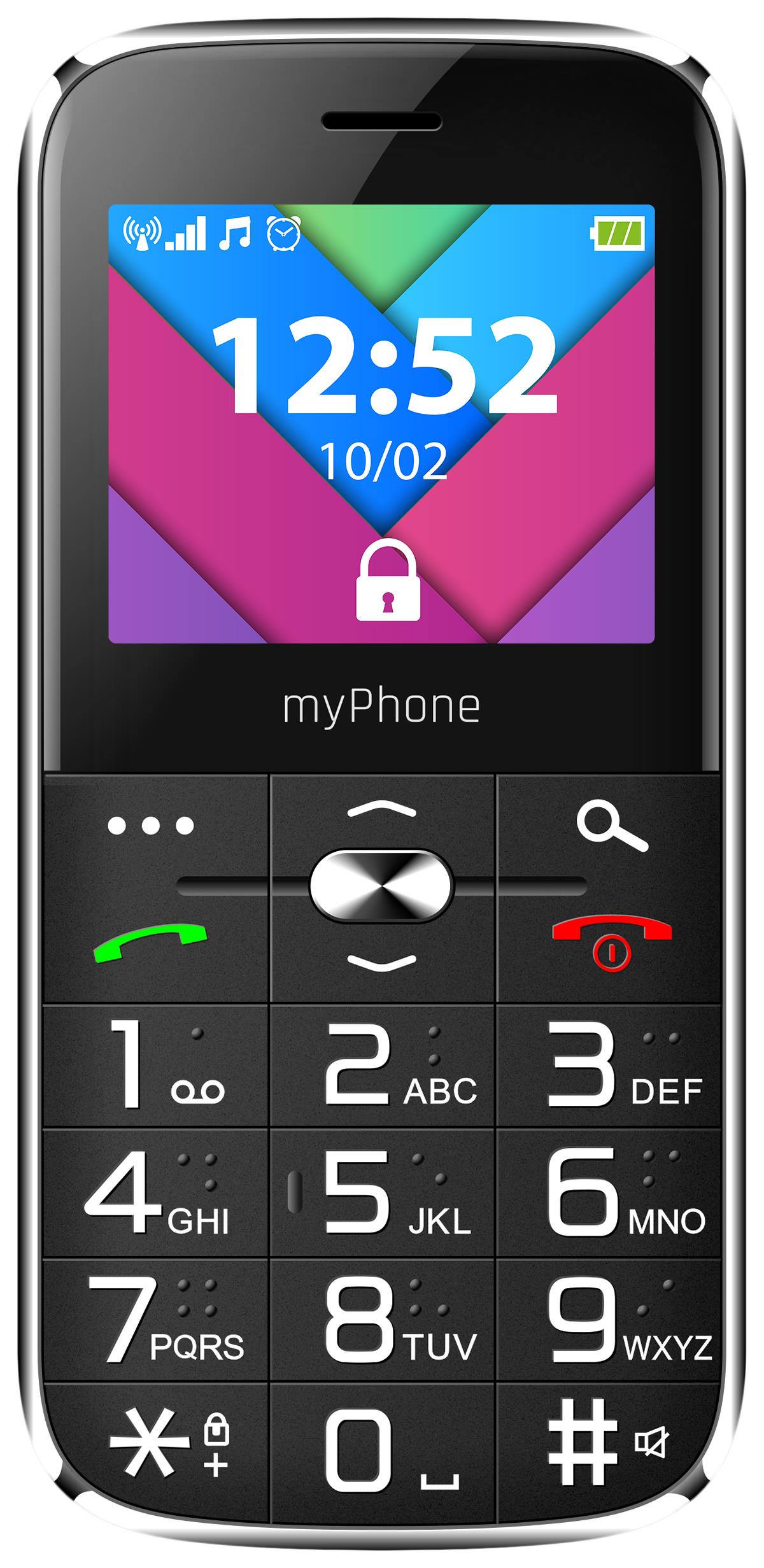 myPhone Halo C Senior Dual SIM Black