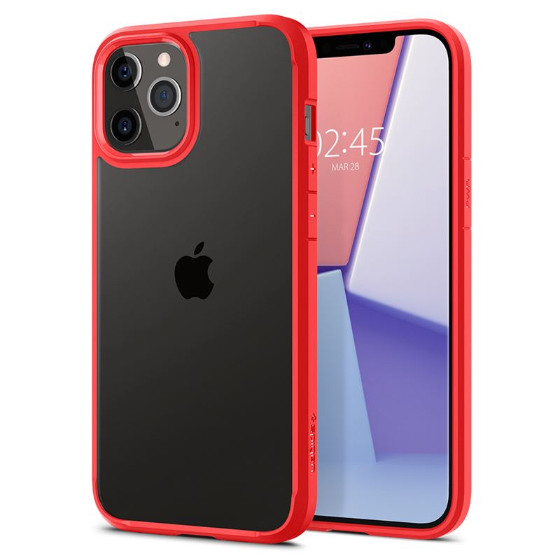 Pouzdro Spigen (ACS01704) Ultra Hybrid pro Apple iPhone 12/12 Pro Red