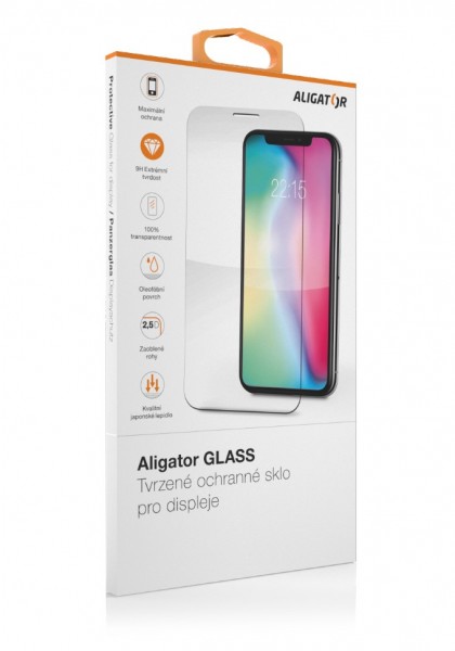 Tvrzené sklo Aligator 9H pro Apple iPhone 13/13 Pro/14/14 Pro čiré