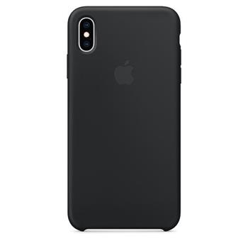 Pouzdro Apple Silicone Case pro Apple iPhone Xs MAX - MRWE2ZM/A Black