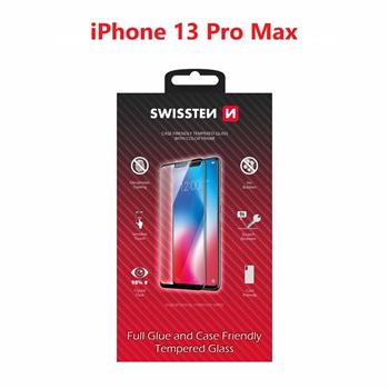 Tvrzené sklo Swissten pro Apple iPhone 13 Pro MAX/14 Pro MAX/14 Plus černé