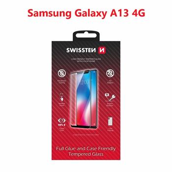 Tvrzené sklo Swissten Full Glue Color Frame pro Samsung Galaxy A13 4G/5G černé