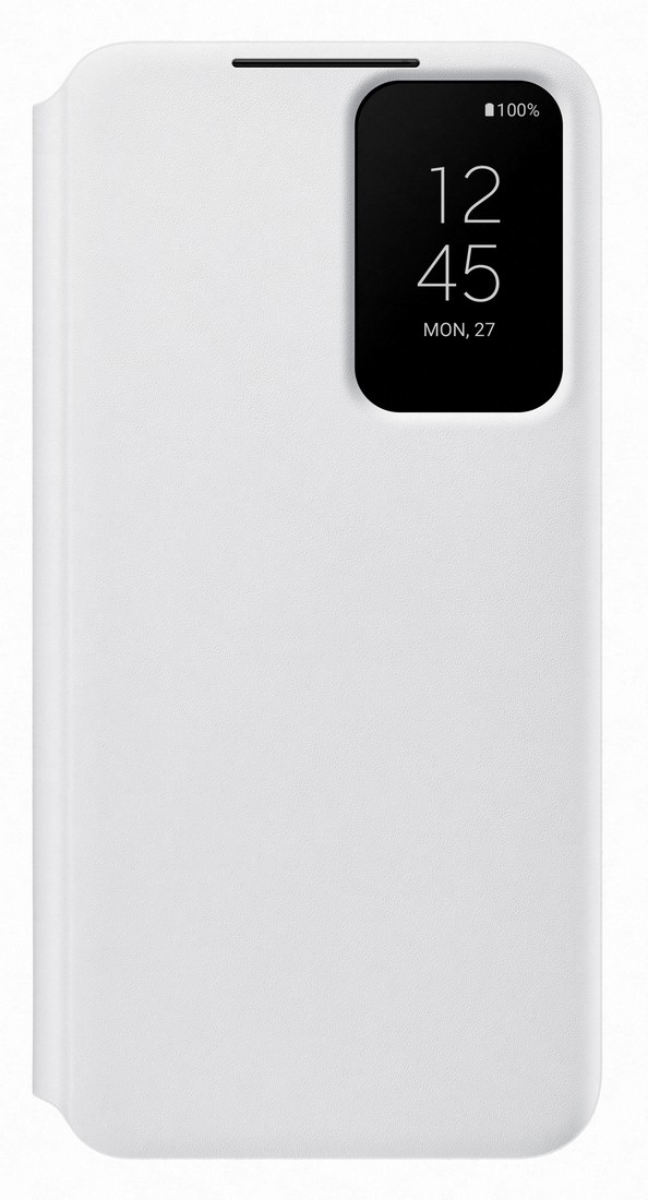 Pouzdro Samsung (EF-ZS901CW) Clear View Cover pro Samsung Galaxy S22 bílé