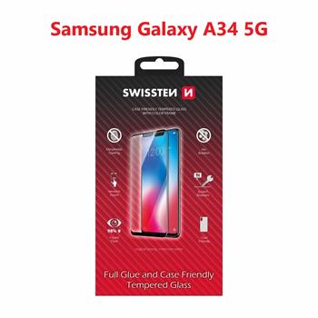 Tvrzené sklo Swissten pro Samsung Galaxy A34 5G černé